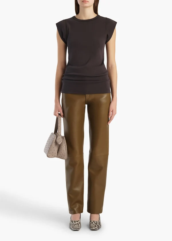 ANGEL TOP DARK UMBER 182751021 748 A STYLED