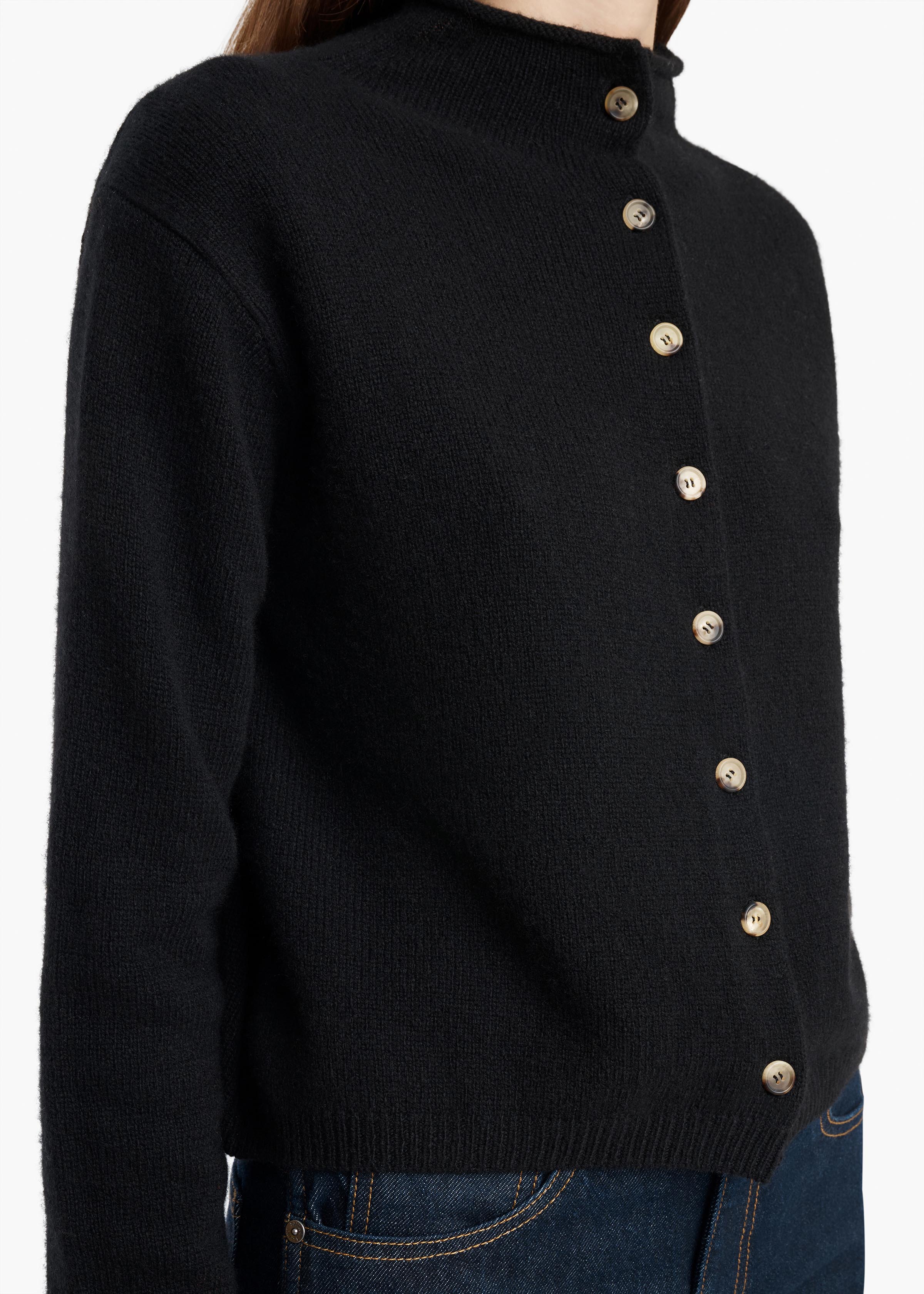 aokiboutique  - Annora Cardigan in Midnight Navy