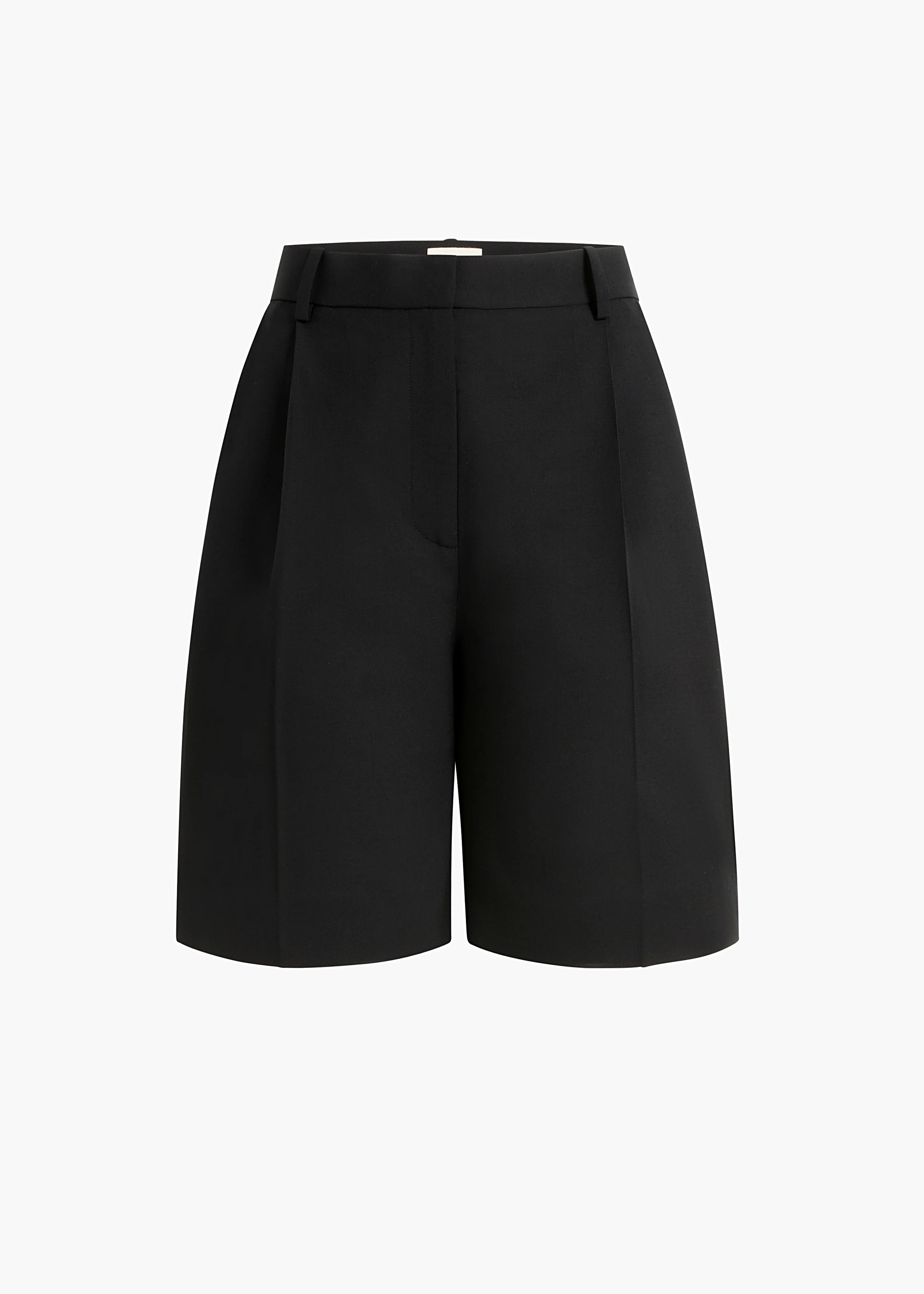 aokiboutique  - Auggie Short in Black Wool