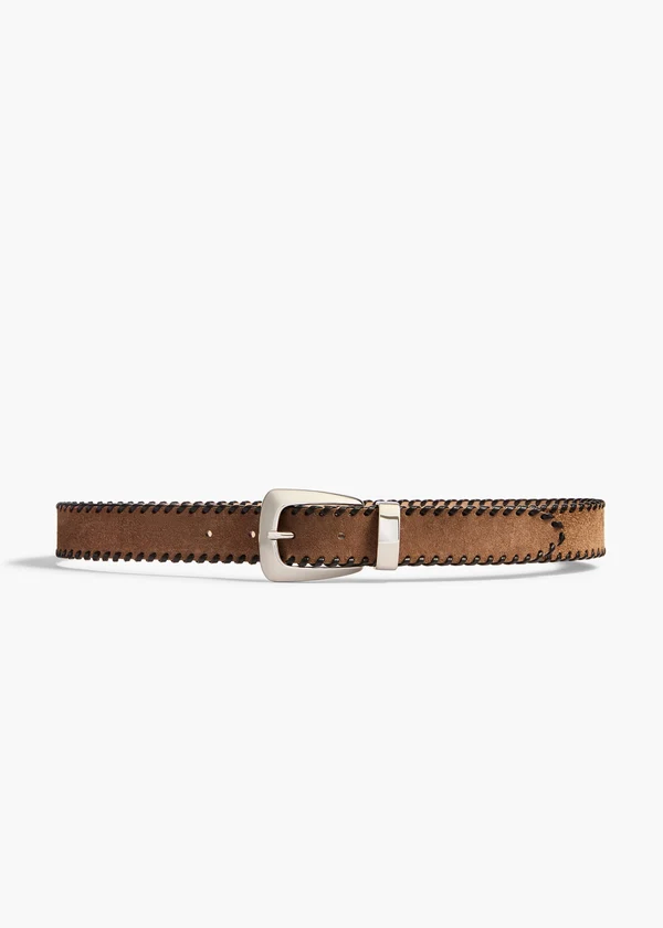 BENNY BELT W WHIPSTITCH SILVER DATTERO 10189 1031 775 A
