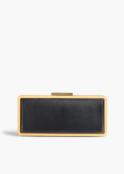 CASEY MINAUDIERE MIDNIGHT NAVY LIZARD H4019 1018 358 A