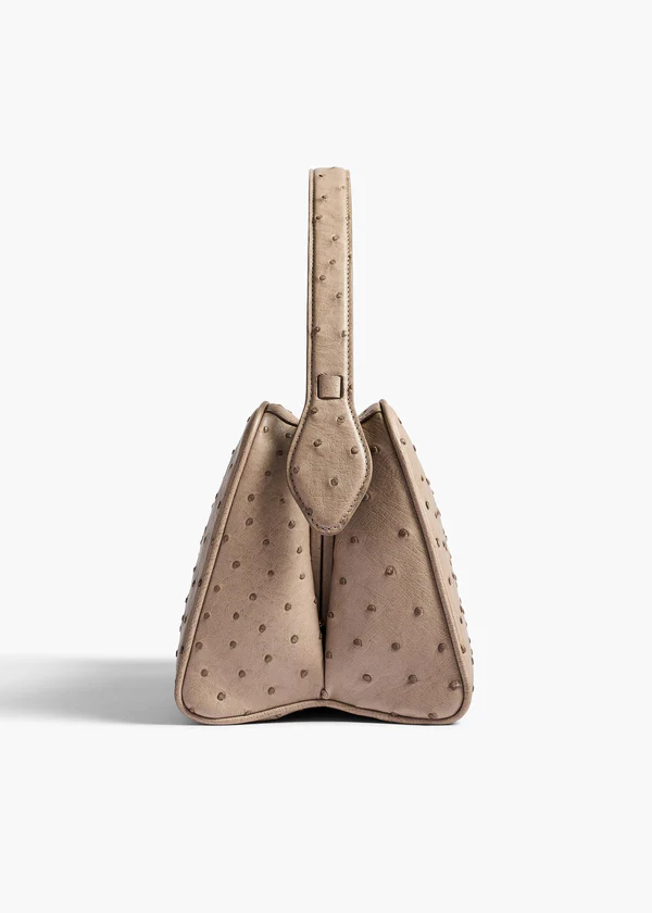 Cate Bag in Mink Ostrich