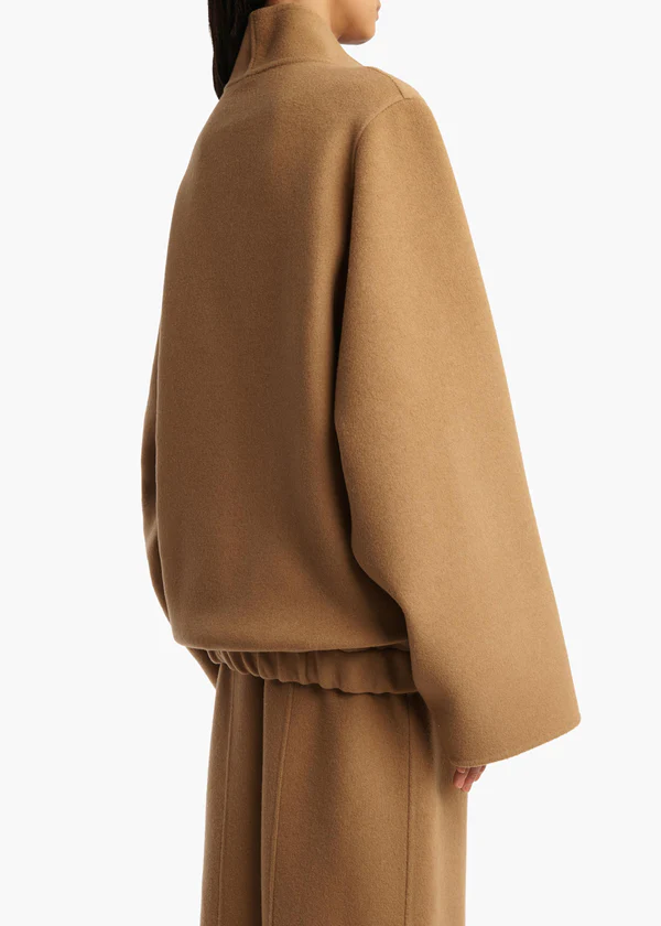 Garret Jacket in Camel DETAILED VIEW 2
