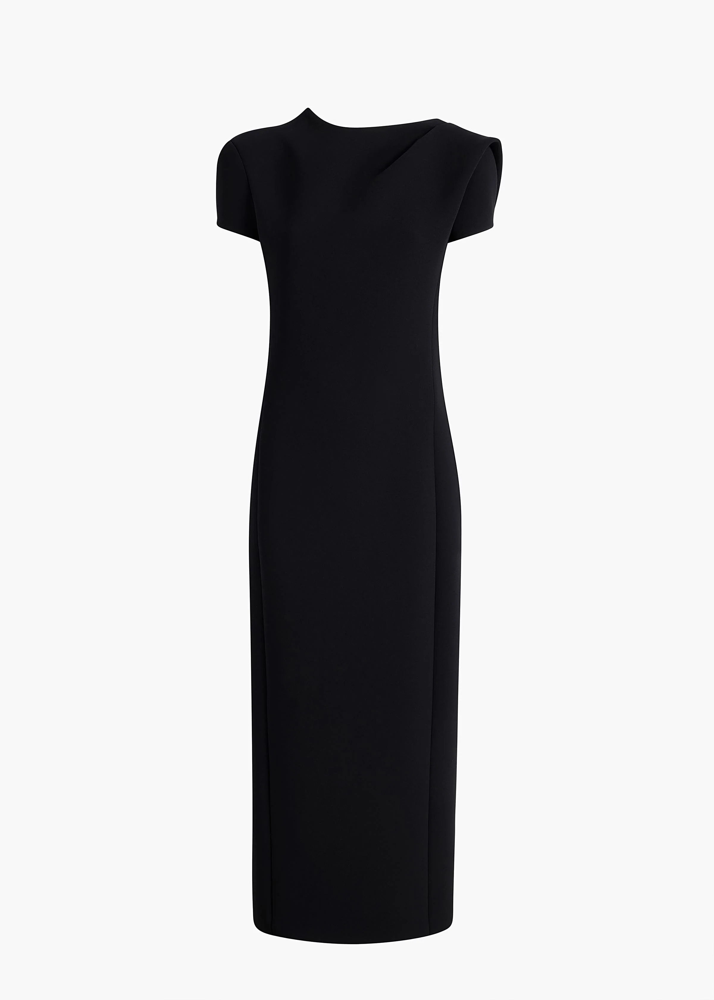 IRYL DRESS BLACK DOUBLEFACE 56114114 200 GHOST