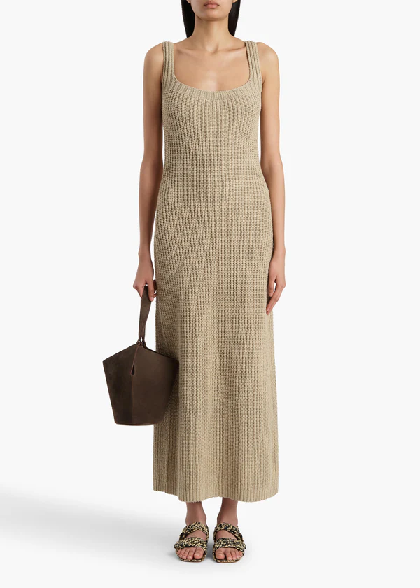 LEX DRESS BEIGE 9807458 963 A STYLED