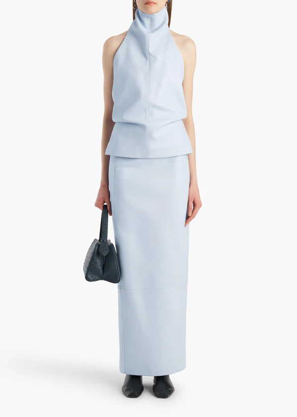 LYLE SKIRT SKY BLUE 41921012 313 A STYLED