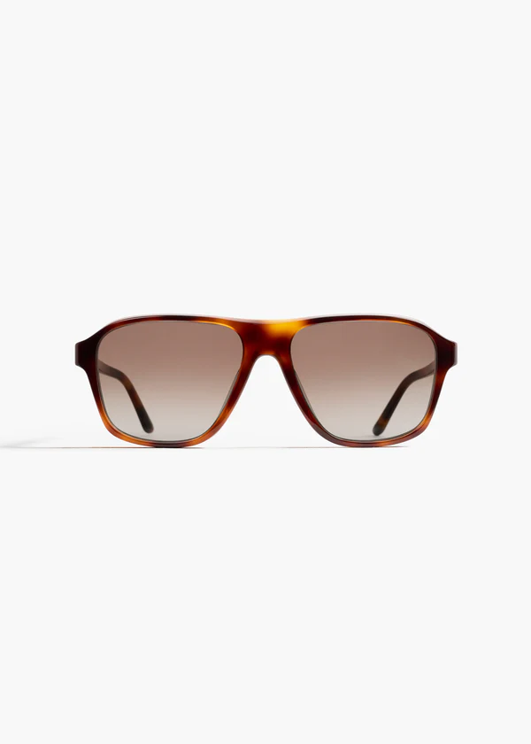 aokiboutique x Oliver Peoples 1978RX in Dark Mahogany and Soft Tan Gradient