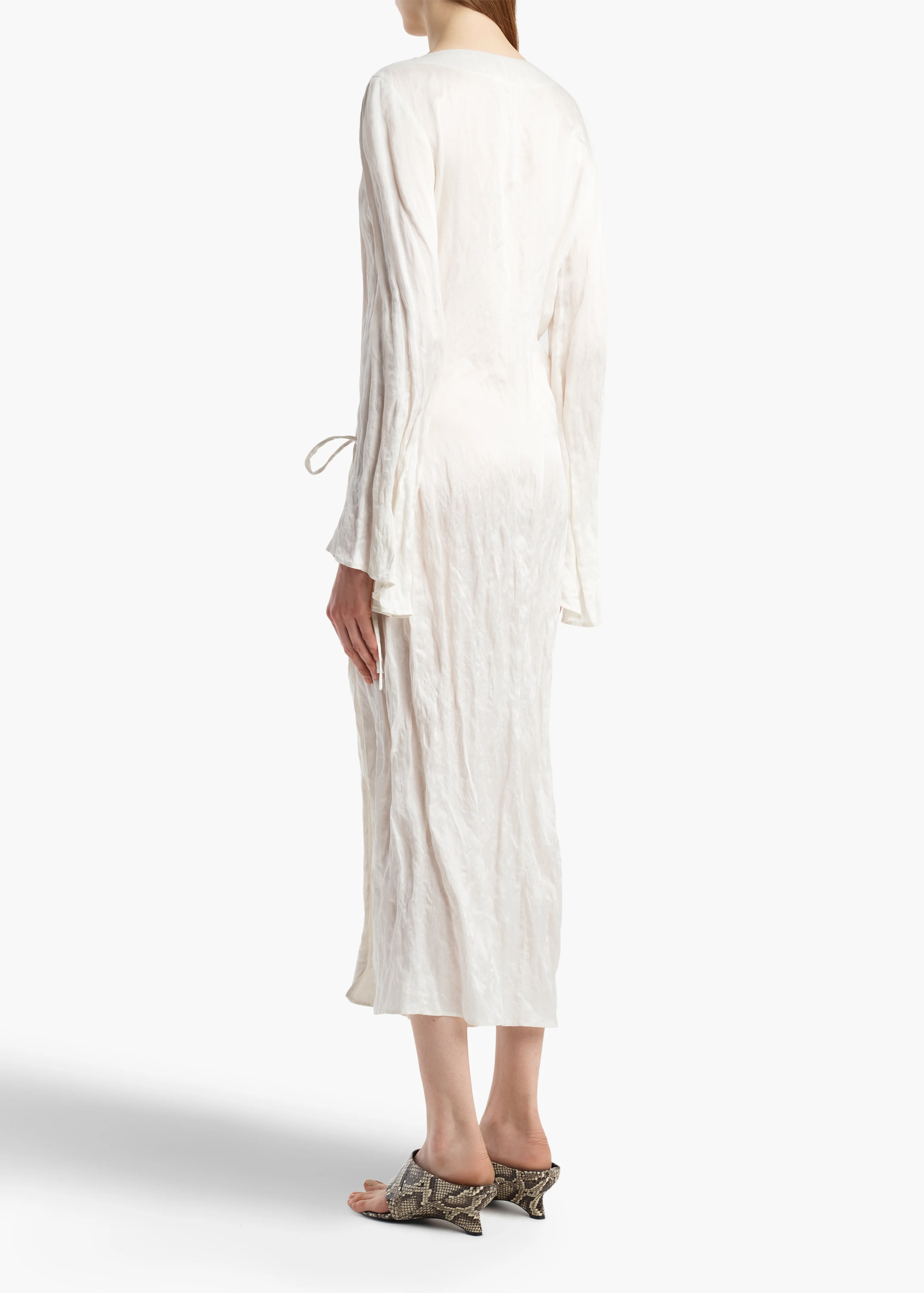 aokiboutique  - Rommi Dress in Chalk