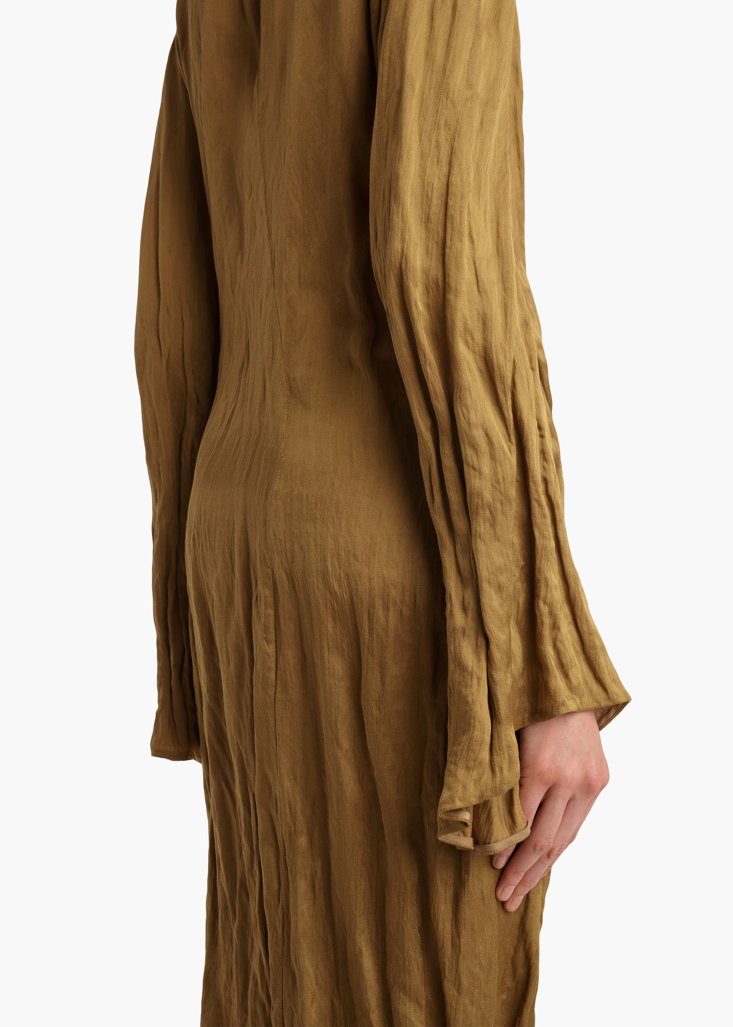 aokiboutique  - Rommi Dress in Golden Ochre