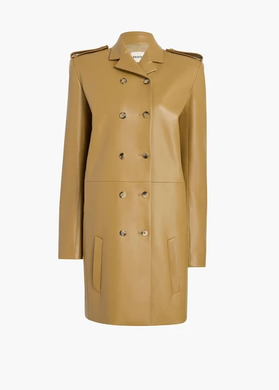 SADRA COAT GOLDEN OCHRE 71561012 980 GHOST Alt