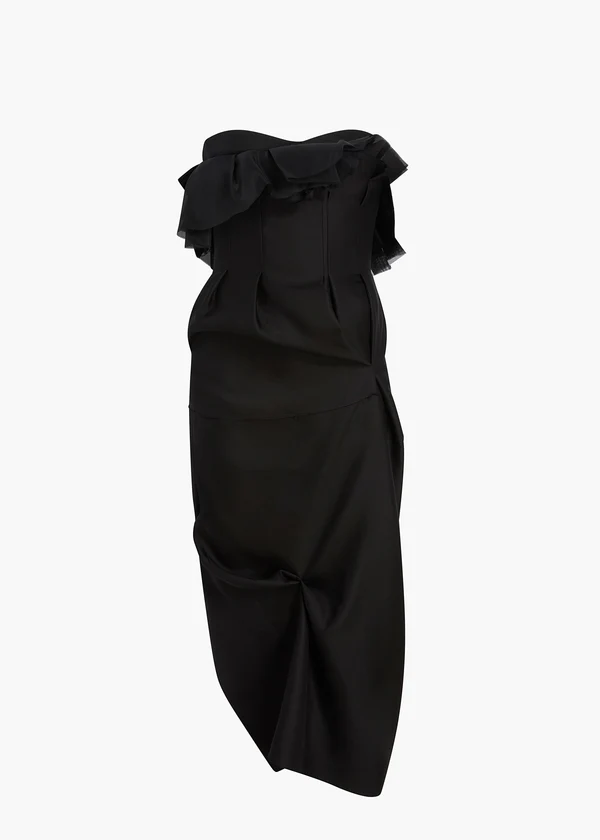 SALM DRESS BLACK 5610582 200 GHOST