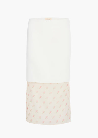 SYBIL SKIRT CHALK DITSY ROSE 41844070 690 GHOST