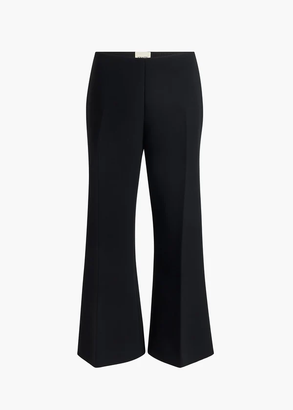 Walter Pant in Black FLAT VIEW